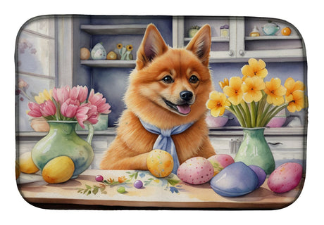Easter Finnish Spitz Dish Drying Mat
