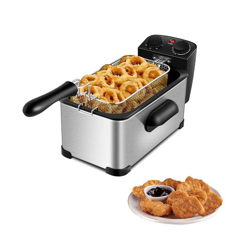 Deep Fryer with Timer – Fast Heating & Stainless Steel
