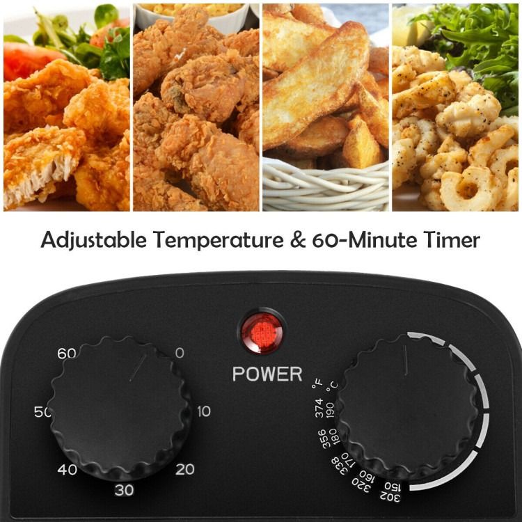 Deep Fryer with Timer – Fast Heating & Stainless Steel