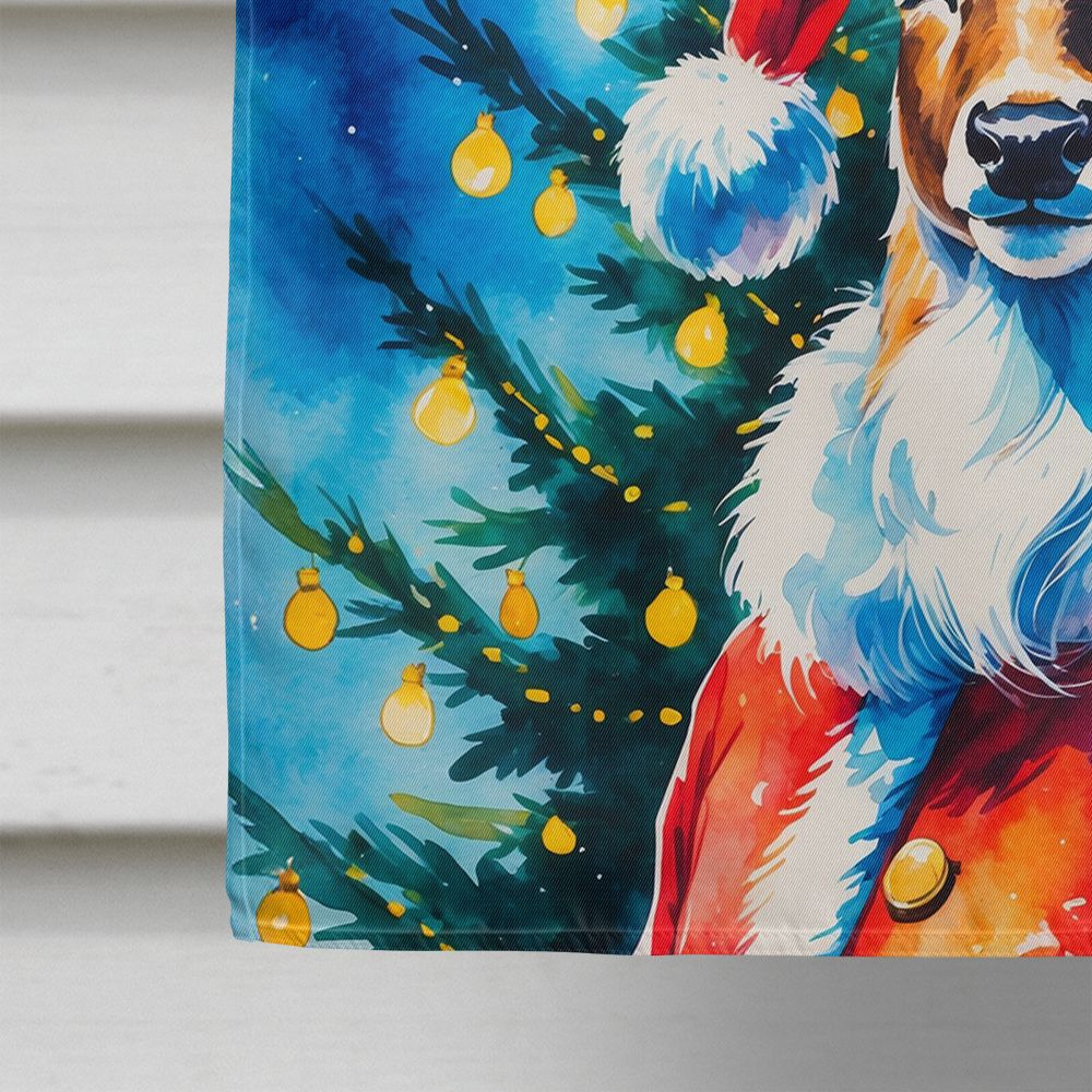 Deer Christmas House Flag – Large Double-Sided Outdoor Banner