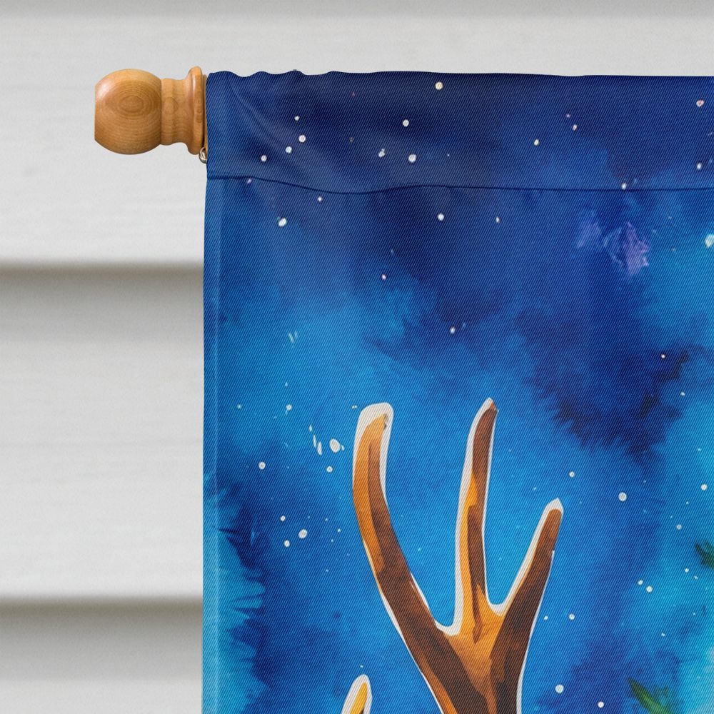 Deer Christmas House Flag – Large Double-Sided Outdoor Banner