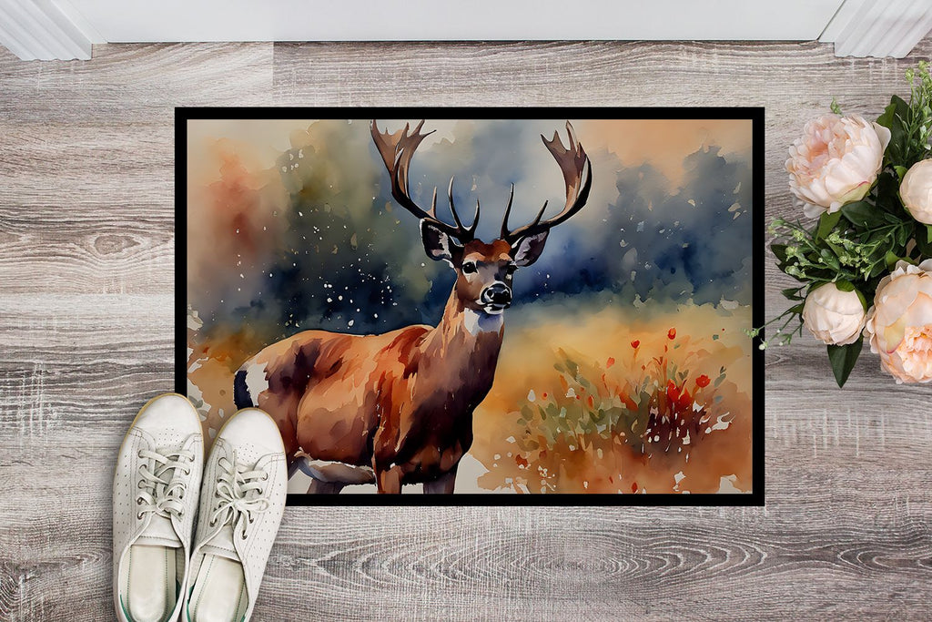 Deer Artwork Doormat for Indoor or Outdoor Entryways