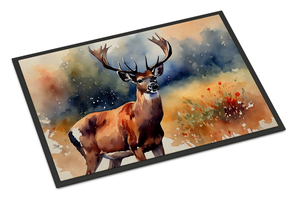 Deer Artwork Doormat for Indoor or Outdoor Entryways