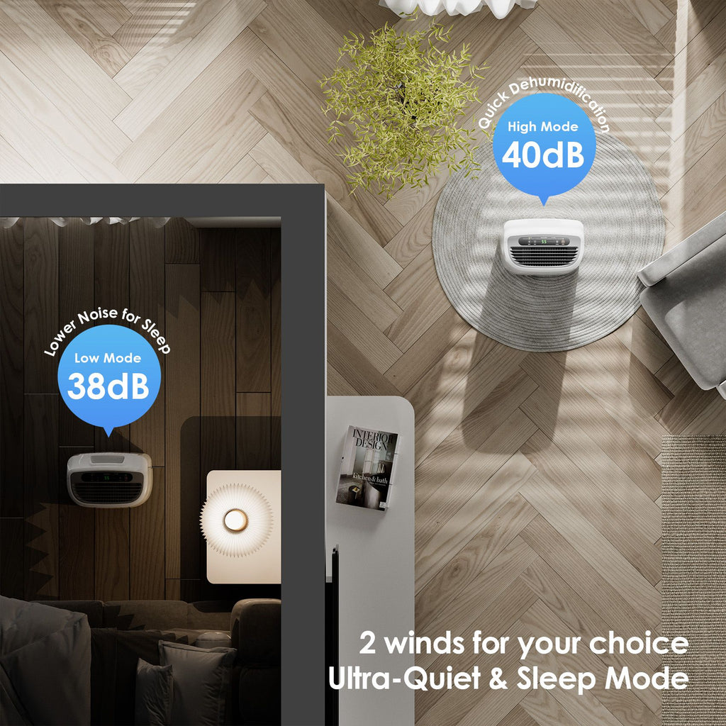 Portable Dehumidifier with Touch Controls
