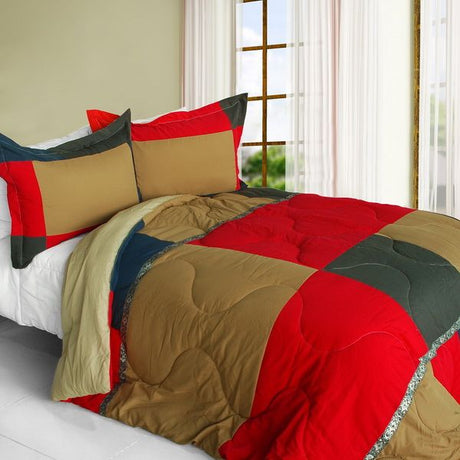 Delicious Cake Patchwork Comforter Set