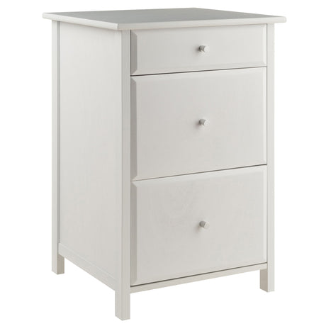 Delta White File Cabinet for Flexible Office Storage