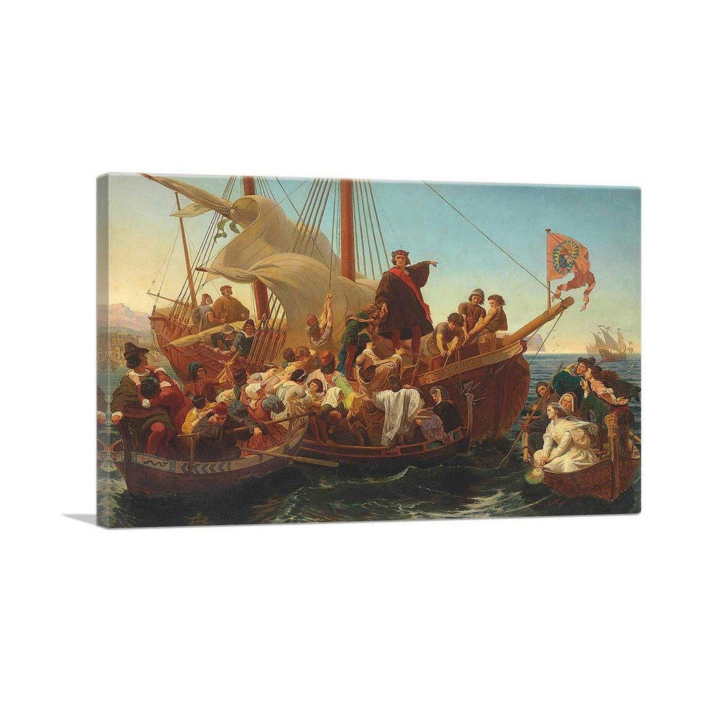 Departure of Columbus From Palos In 1492