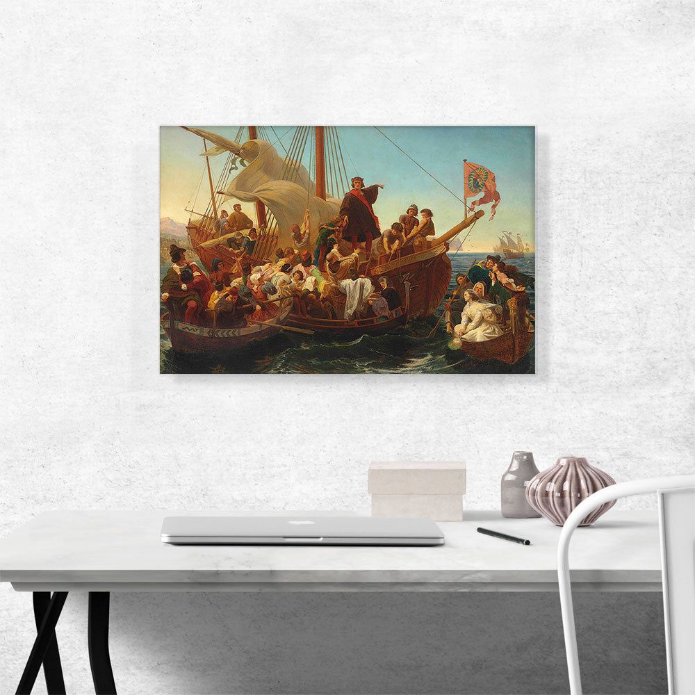 Departure of Columbus From Palos In 1492