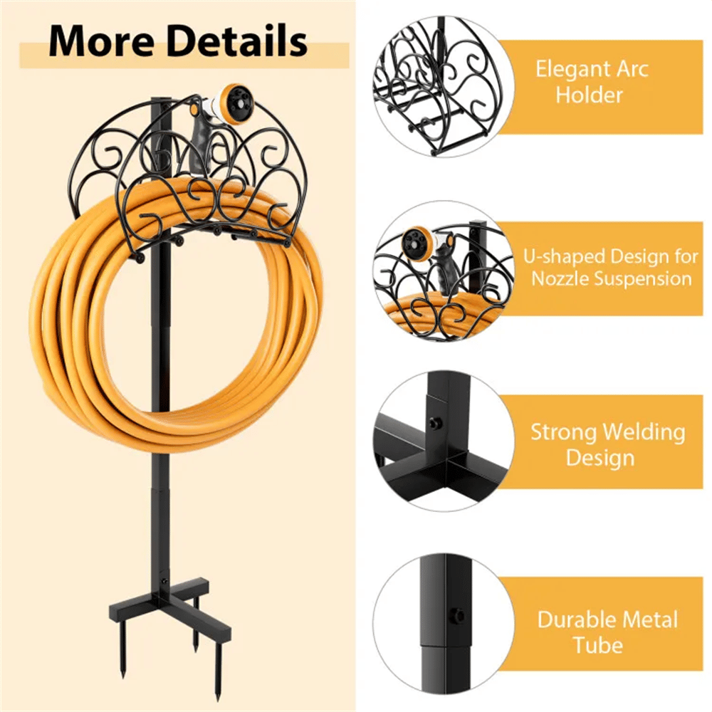 Detachable Freestanding Garden Hose Holder