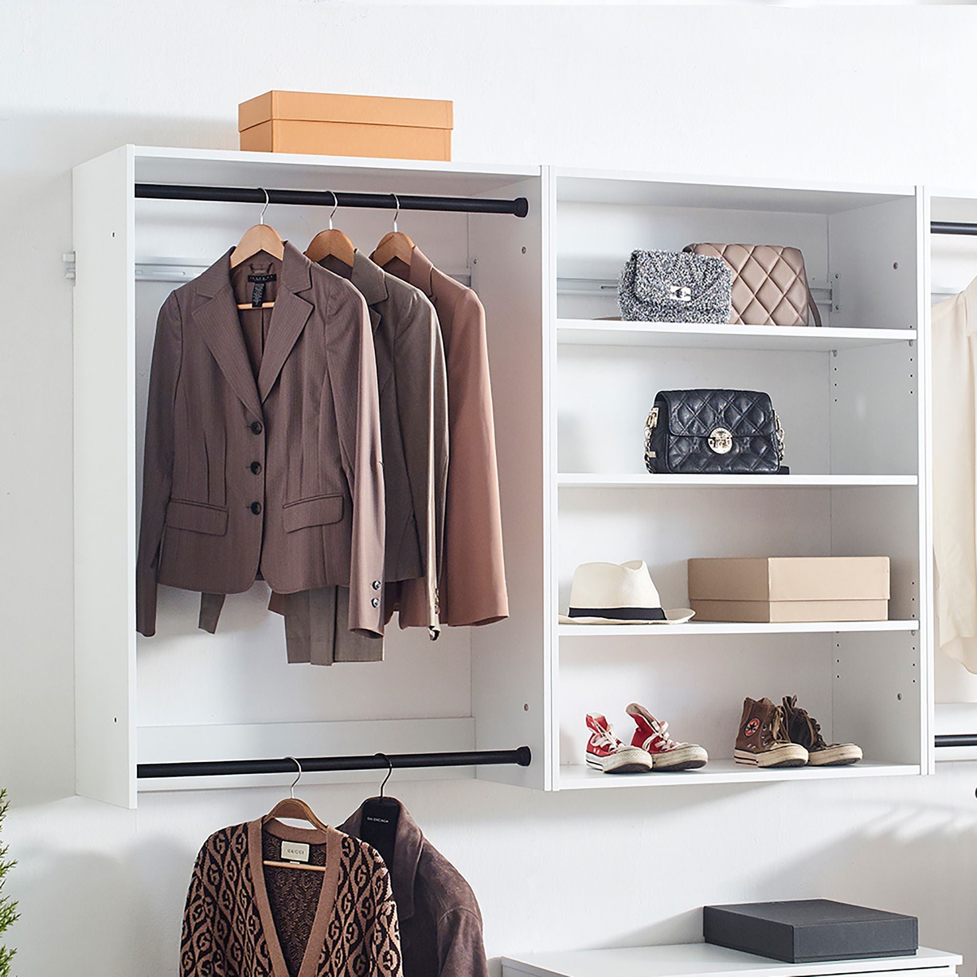 Devi Modular Wall-Mounted Closet System