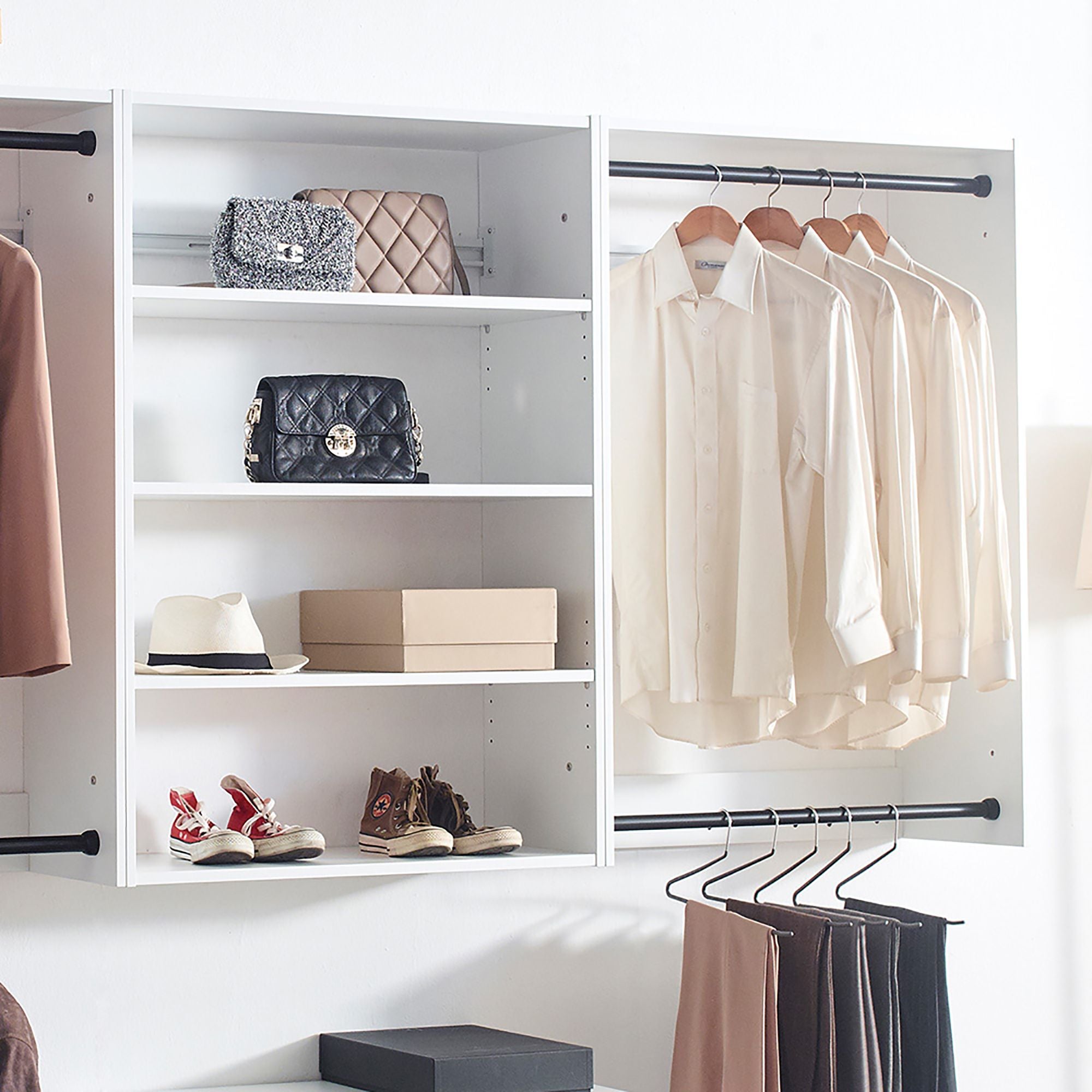 Devi Modular Wall-Mounted Closet System