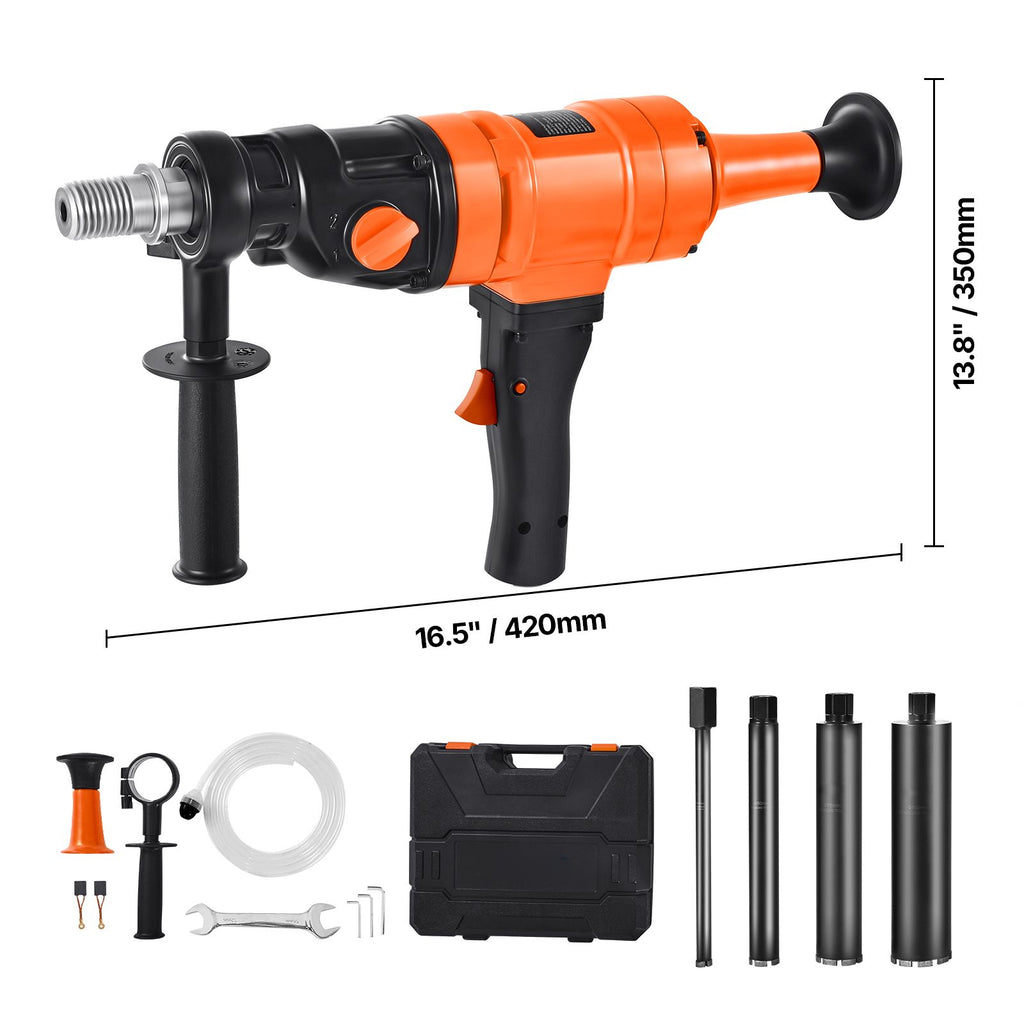 Handheld Wet and Dry Diamond Core Drill Kit