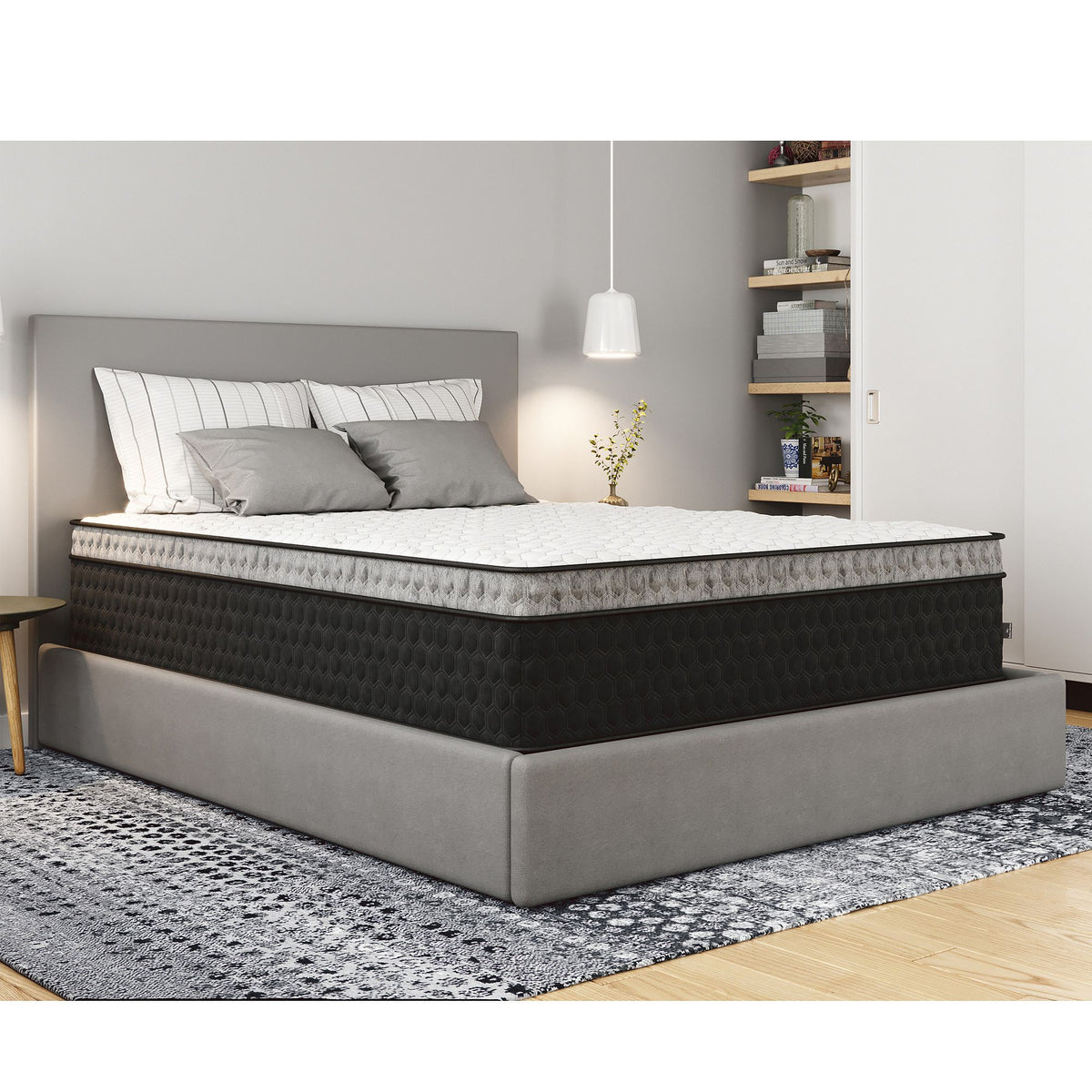 Nova Lux Copper Cooling Hybrid Mattress with Euro-Top Comfort