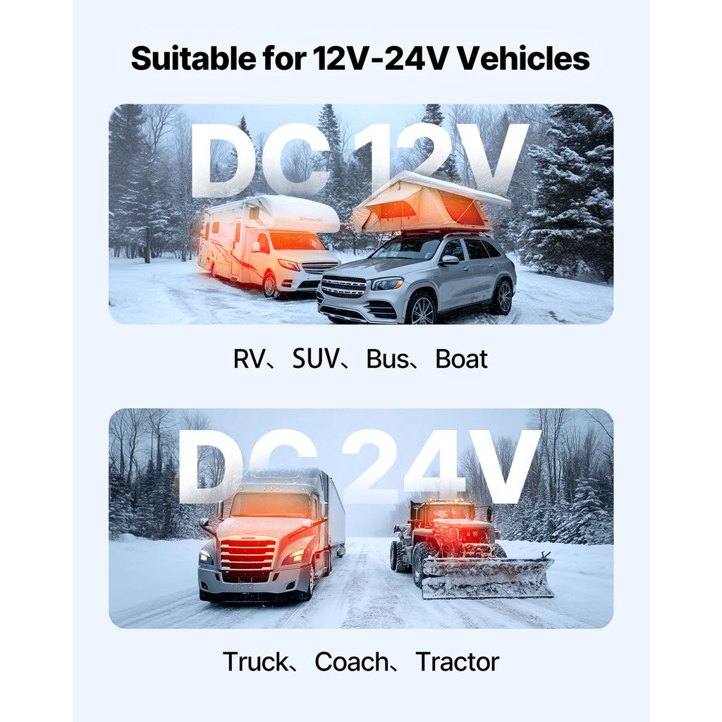 Diesel Air Heater with Remote Preheating and LCD Control