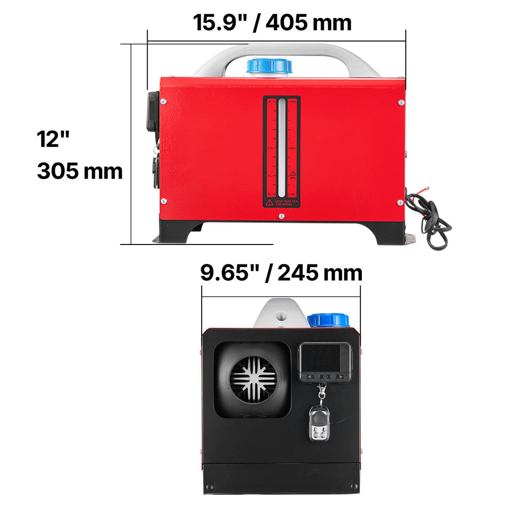 Diesel Air Heater with Remote Preheating and LCD Control