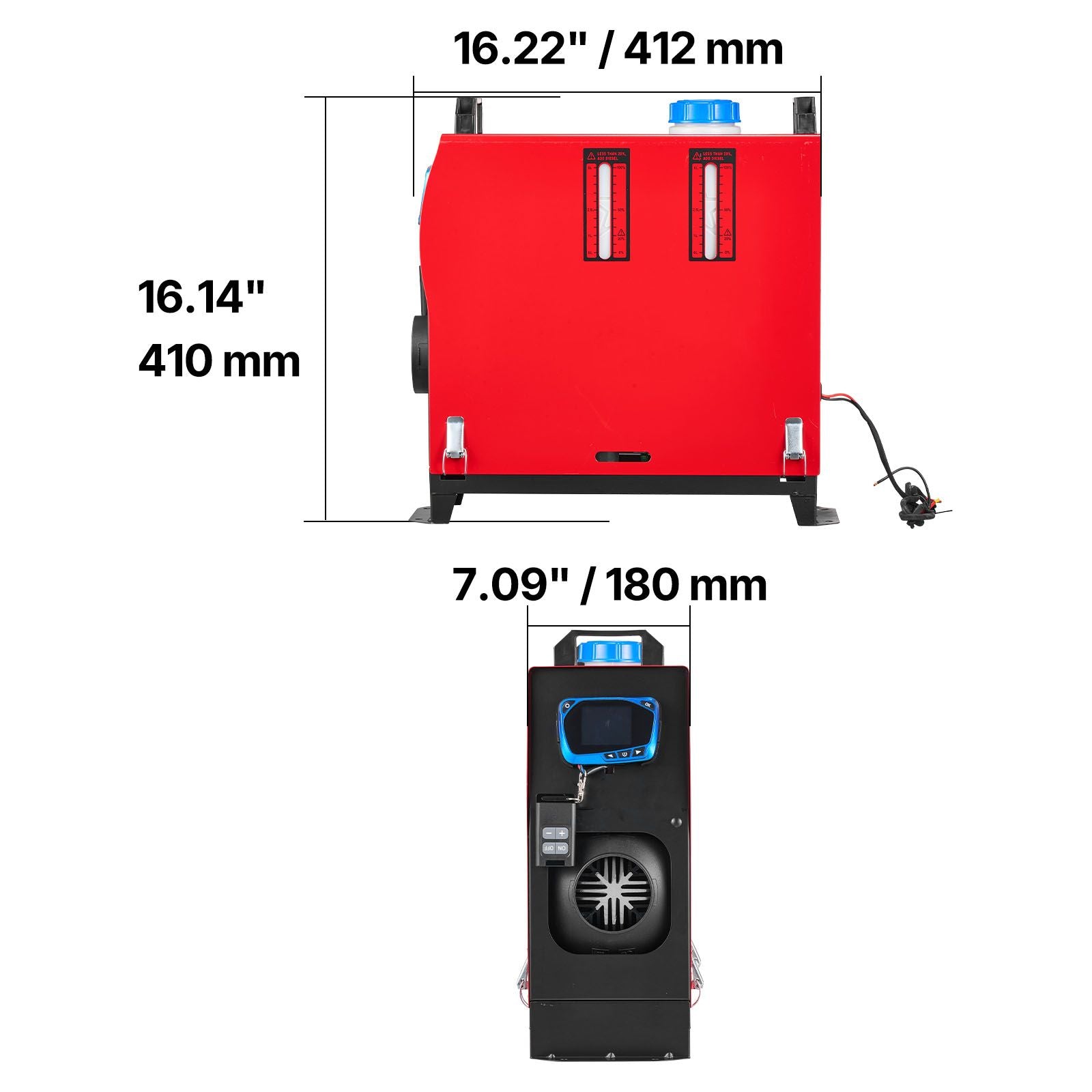 8kW Diesel Parking Heater with Remote Control and LCD Switch for RV, Truck, Van, Boat
