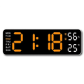 Large LED Digital Clock with Dual Alarms