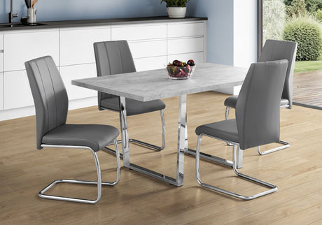 Modern Rectangular Dining Table with Sleek Base