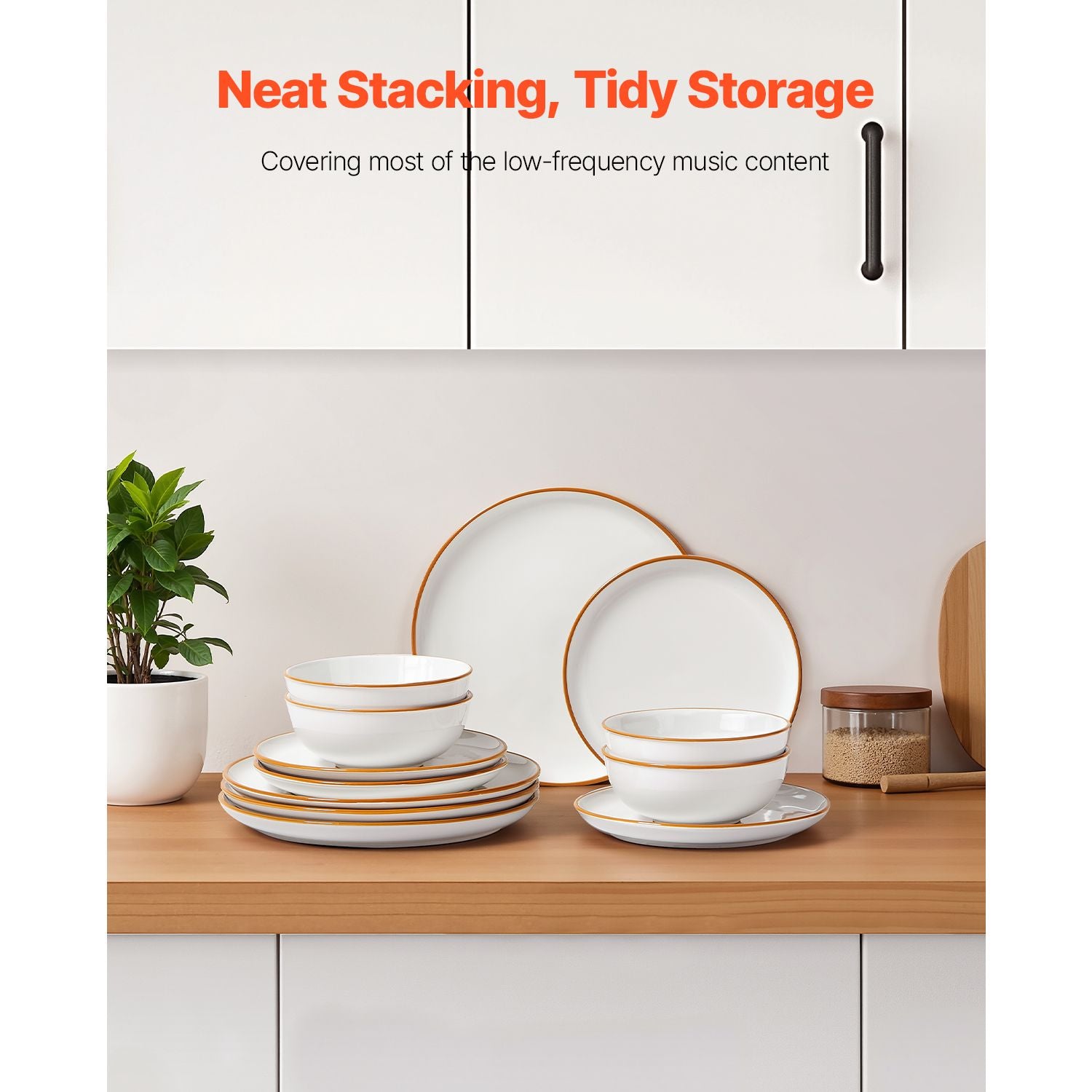 12-Piece Dinnerware Set for Everyday Dining