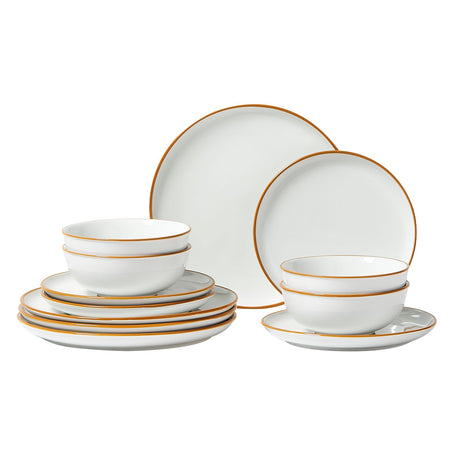 12-Piece Dinnerware Set for Everyday Dining