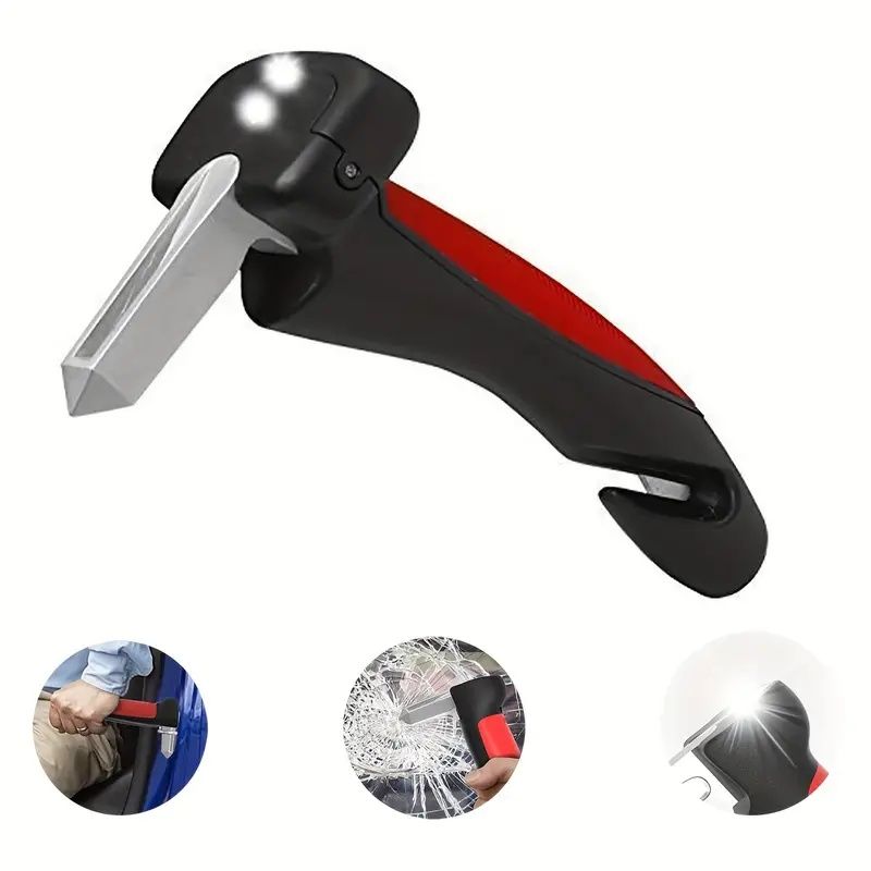 LED Car Door Assist Handle with Emergency Tools