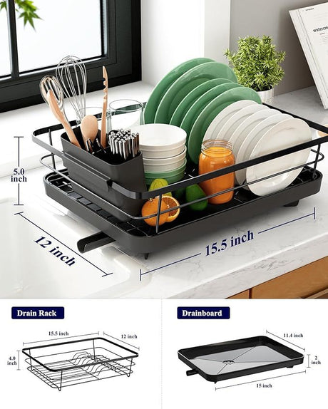 Stainless Steel Dish Drying Rack for Kitchen Counter
