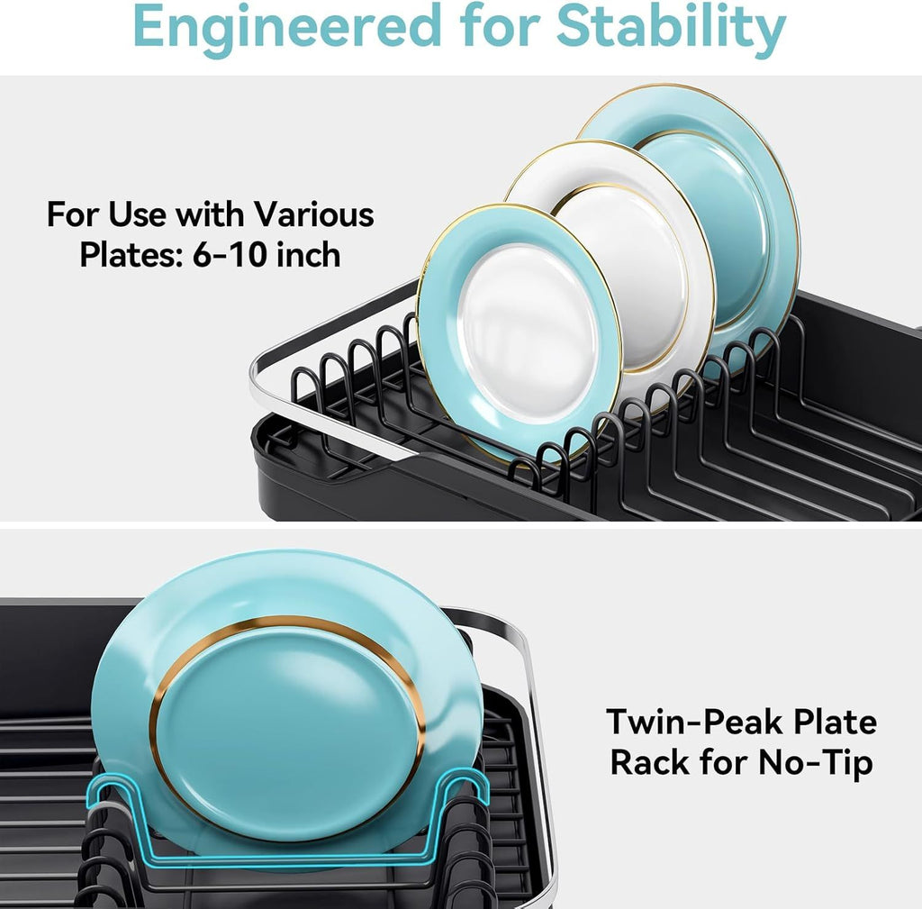 Kitchen Counter Dish Drying Rack