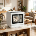Compact Countertop Dishwasher with 5 Wash Cycles and Holiday Mode