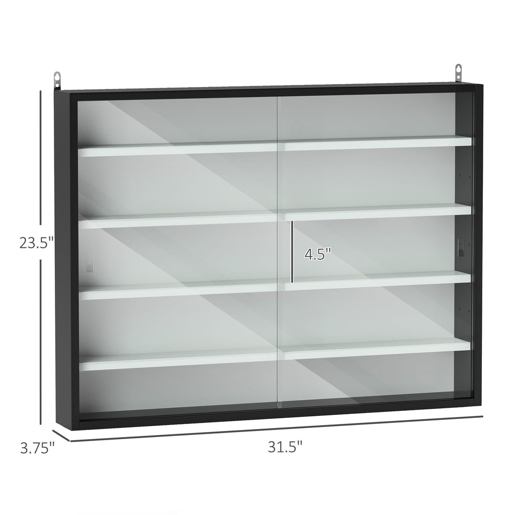 Wall-Mounted Collectibles Display Cabinet