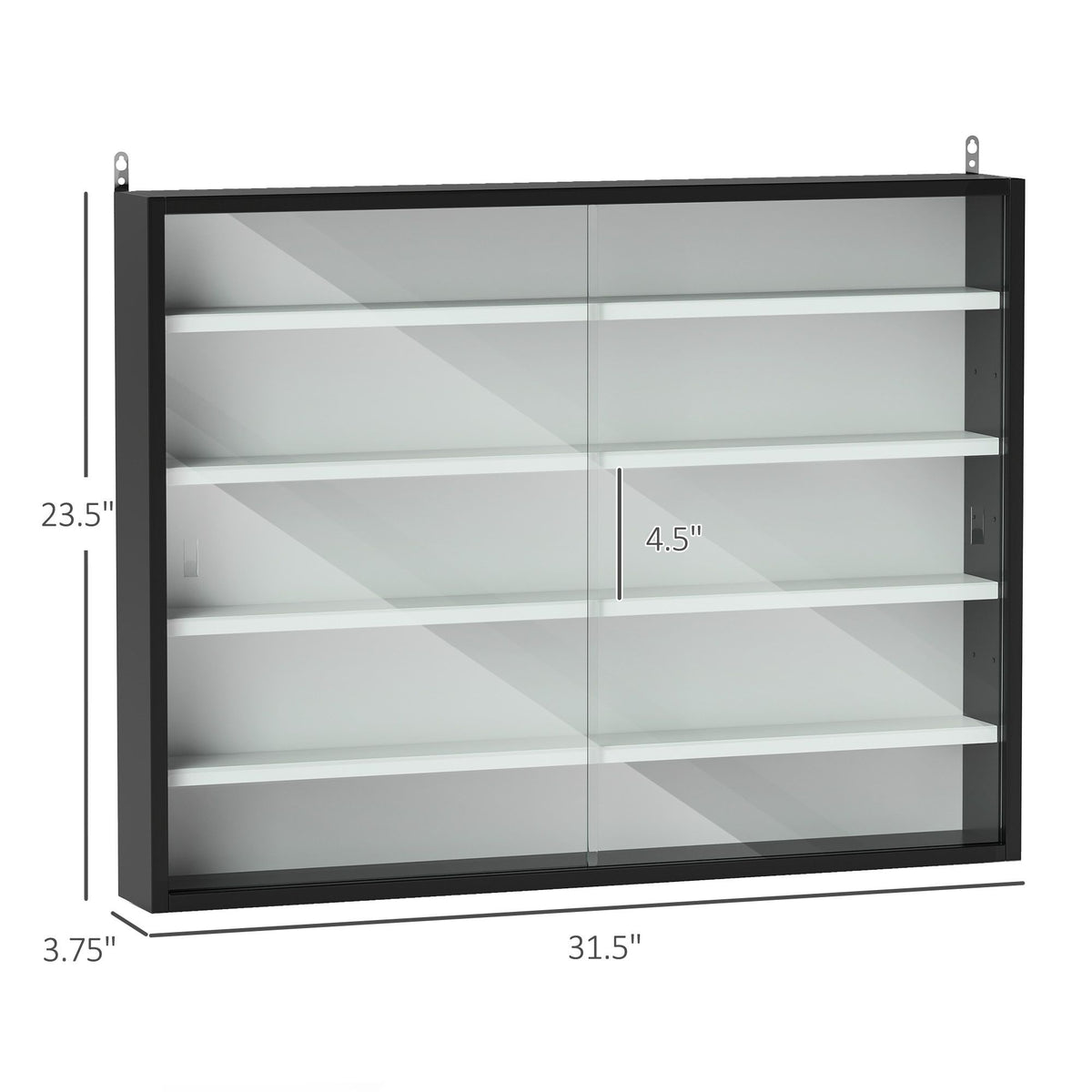 Wall-Mounted Collectibles Display Cabinet