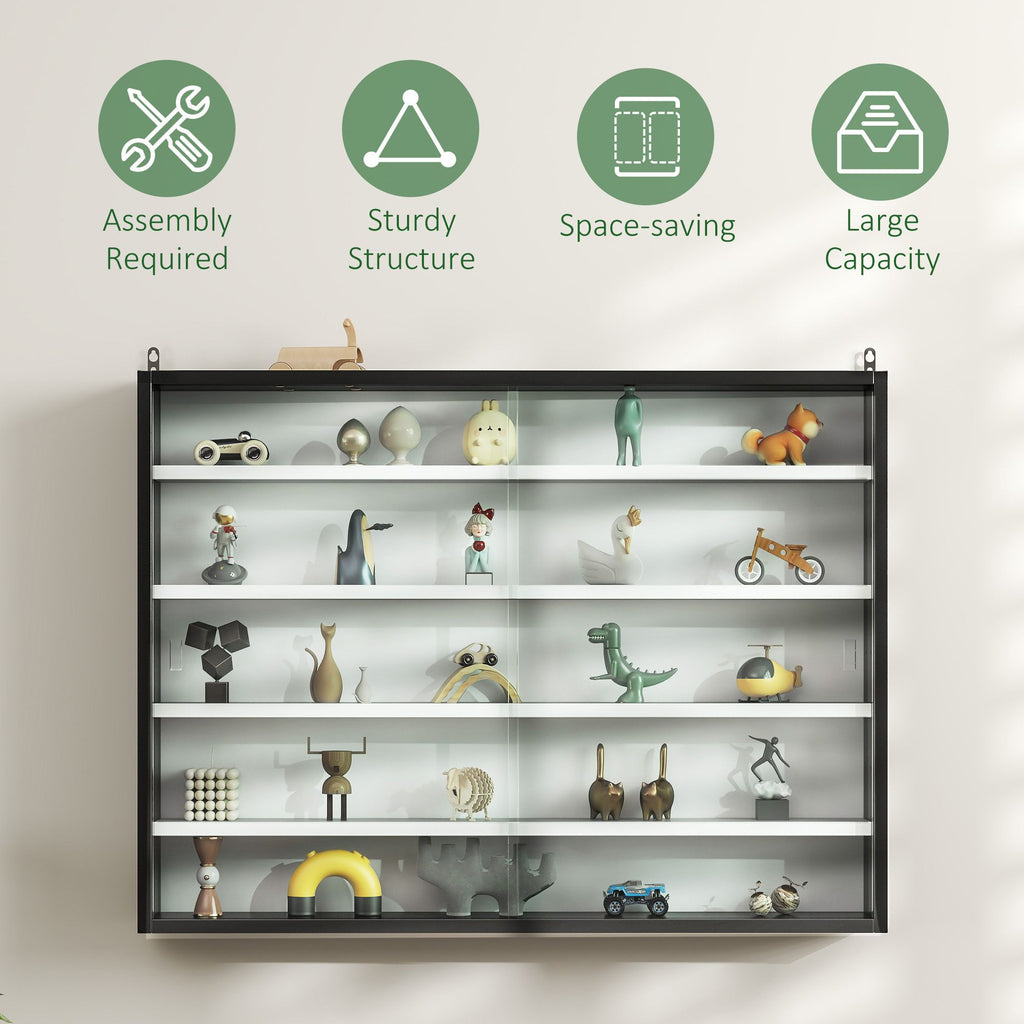 Wall-Mounted Collectibles Display Cabinet