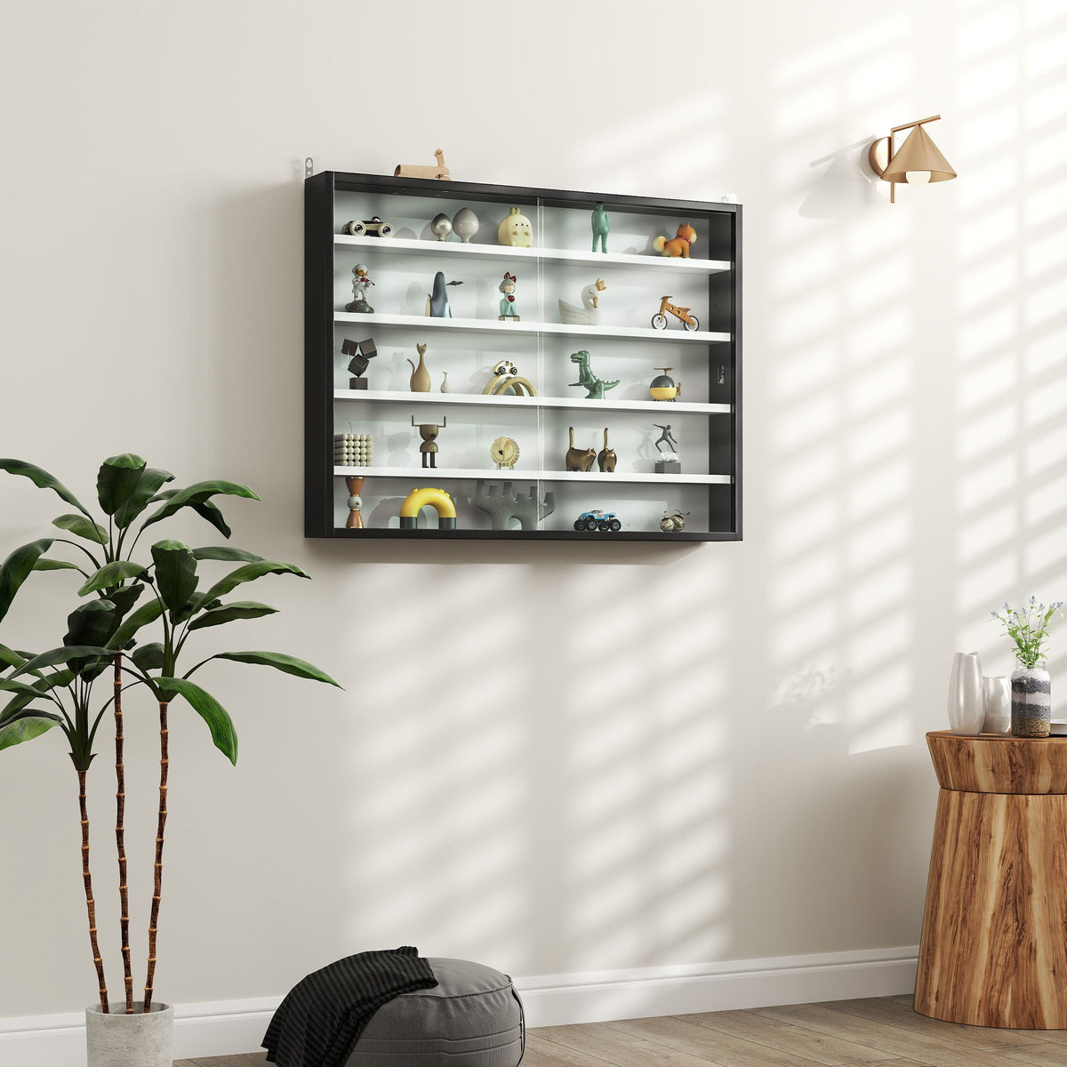 Wall-Mounted Collectibles Display Cabinet