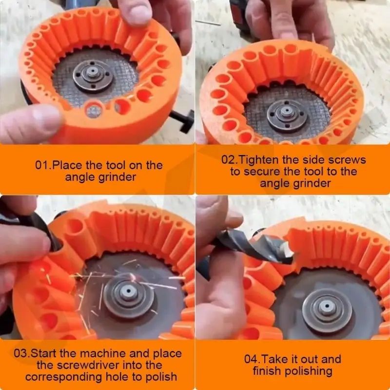 Drill Bit Sharpener – Restore Dull Bits with Angle Grinder (2-)