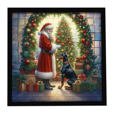 Santa Claus Framed Wall Art – Ready to Hang & Easy to Clean