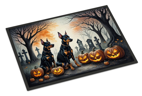 Halloween Doormat with Vibrant Artwork for Entryway Porch