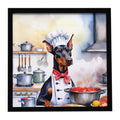 The Chef Framed Metal Print – Modern Home Decor