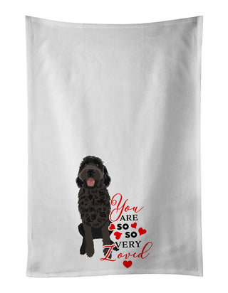 Artistic White Kitchen Towel Set – Decorative & Functional