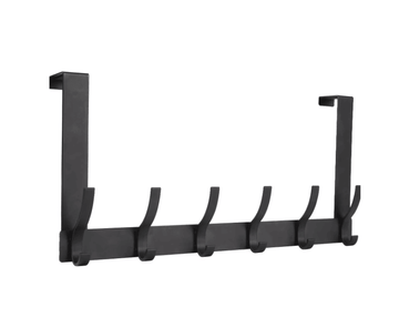 Over-the-Door Hook Rack with 12 Hooks – Space-Saving Organizer for Coats, Towels & Hats