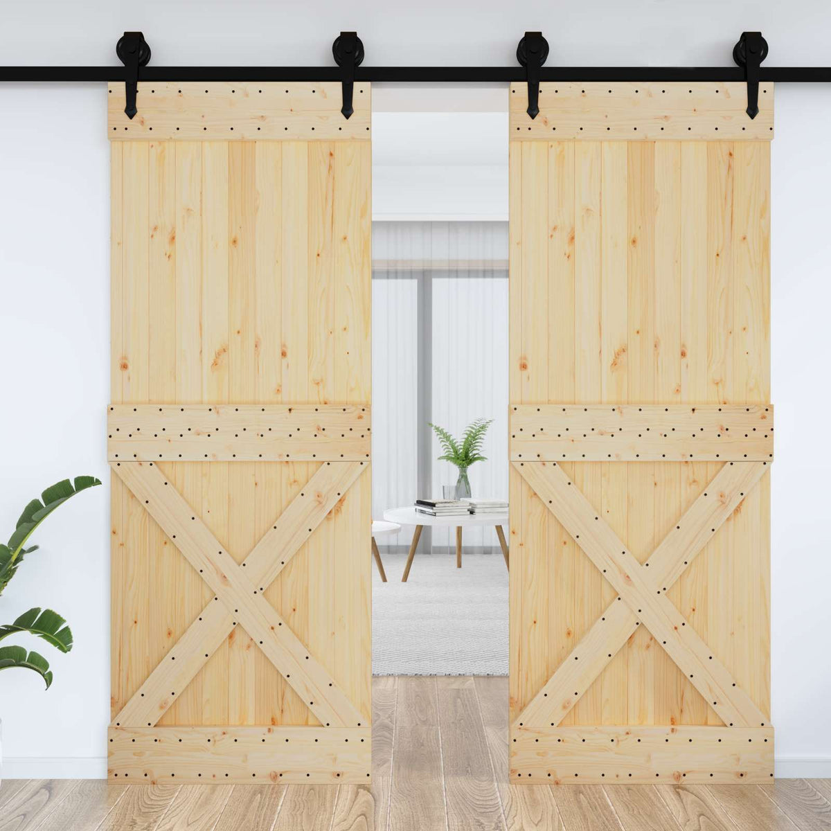 NARVIK Minimalist Indoor Door in Natural Finish