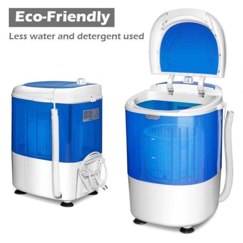 Mini Portable Semi-Auto Washing Machine for Dorms & Apartments