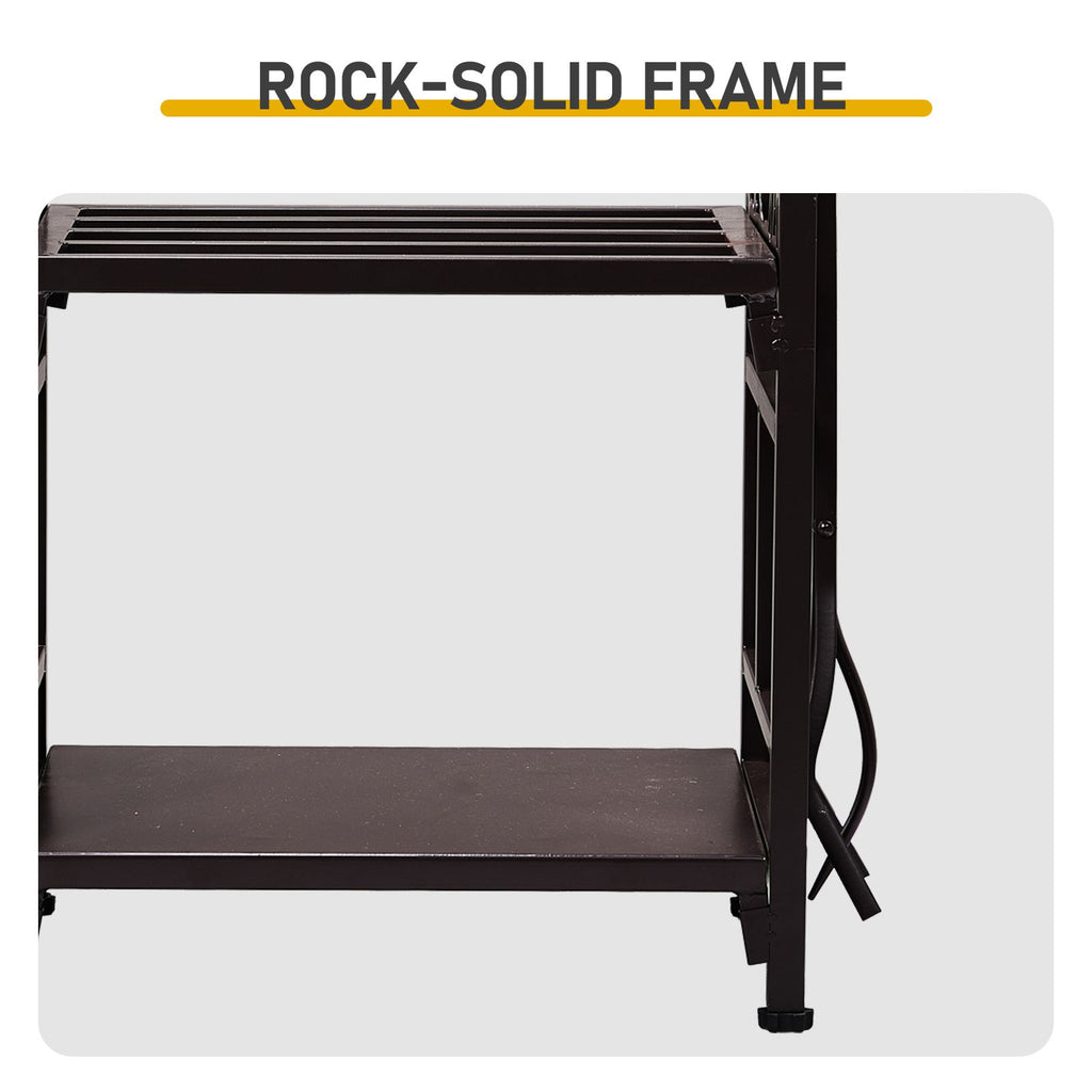 Double-Layer Firewood Rack with Tools and Animal Motif