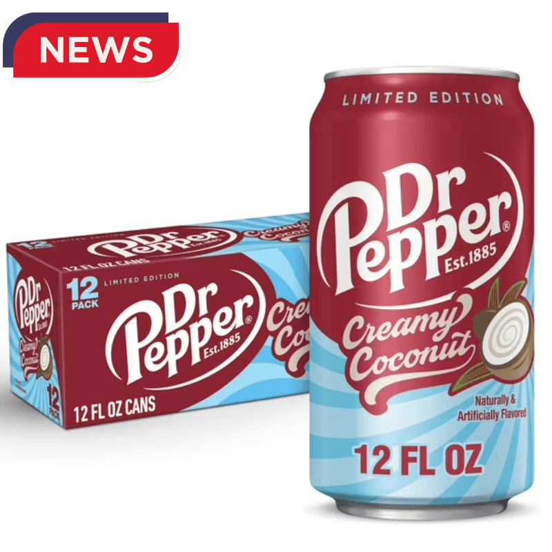Dr Pepper Creamy Coconut Soda, 12 Pack (12 fl Cans)