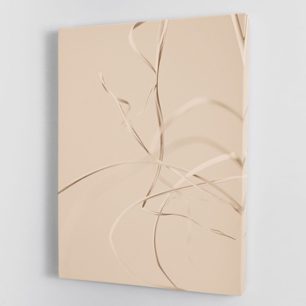 Dried Grass Beige 02 Canvas Print or Poster