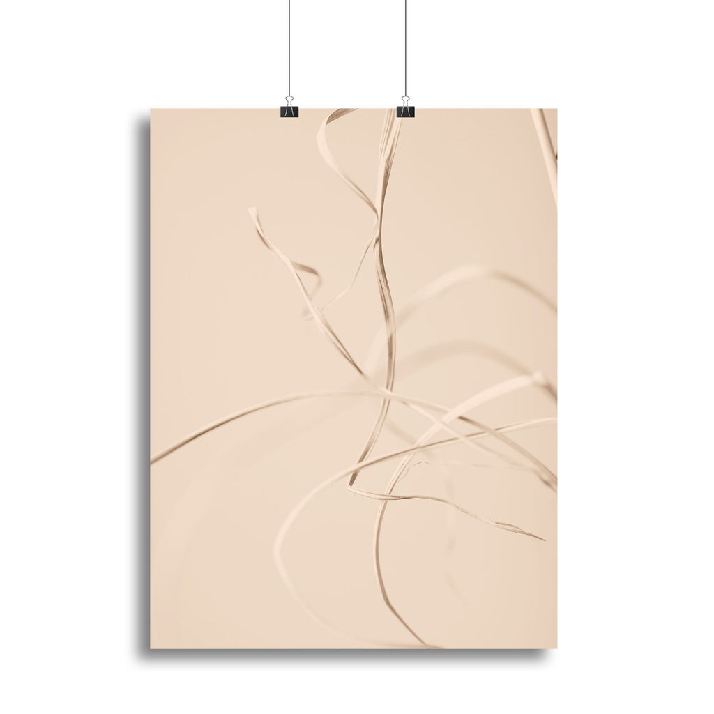 Dried Grass Beige 02 Canvas Print or Poster