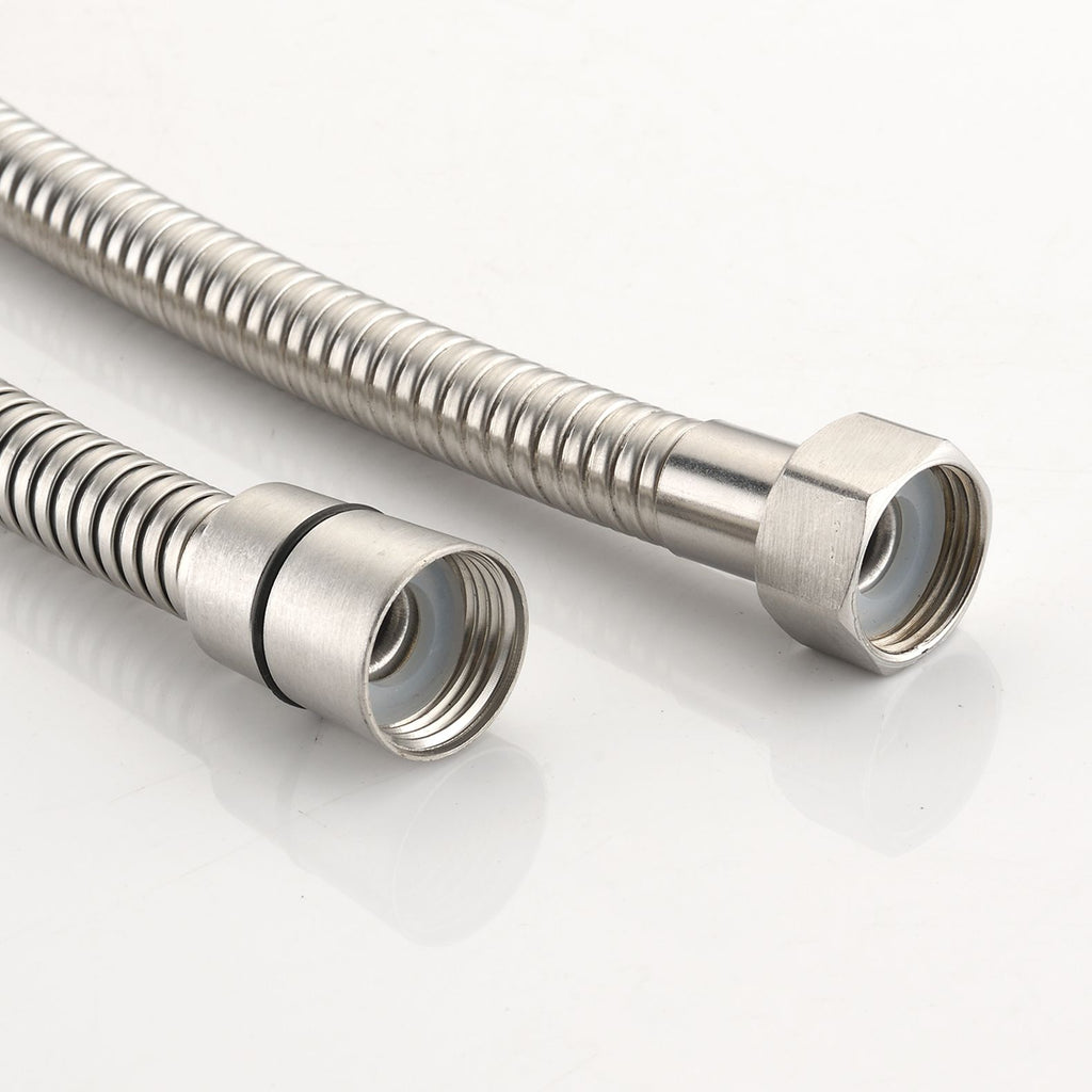 Drill-Free Dual Shower System with Slide Bar