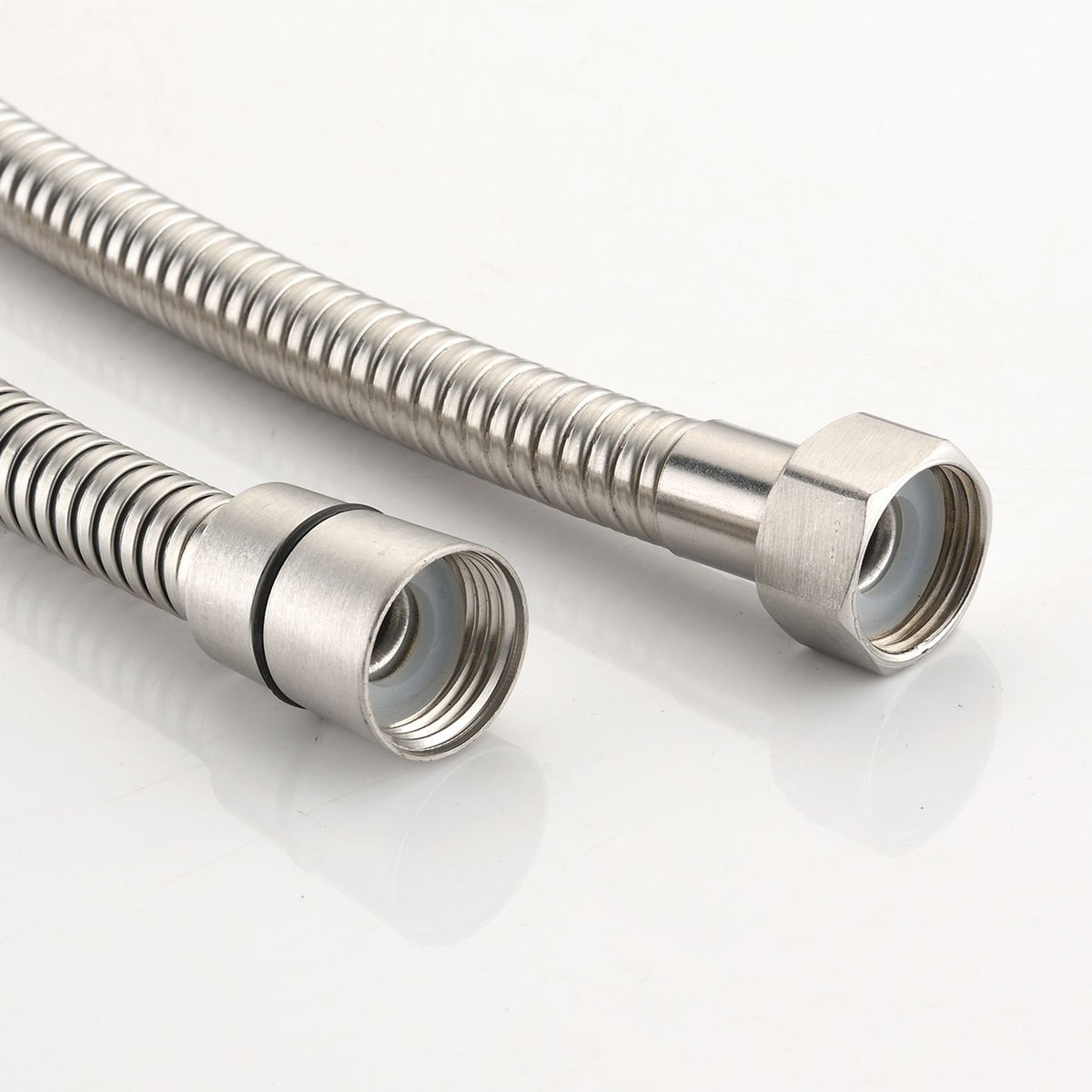 Drill-Free Dual Shower System with Slide Bar