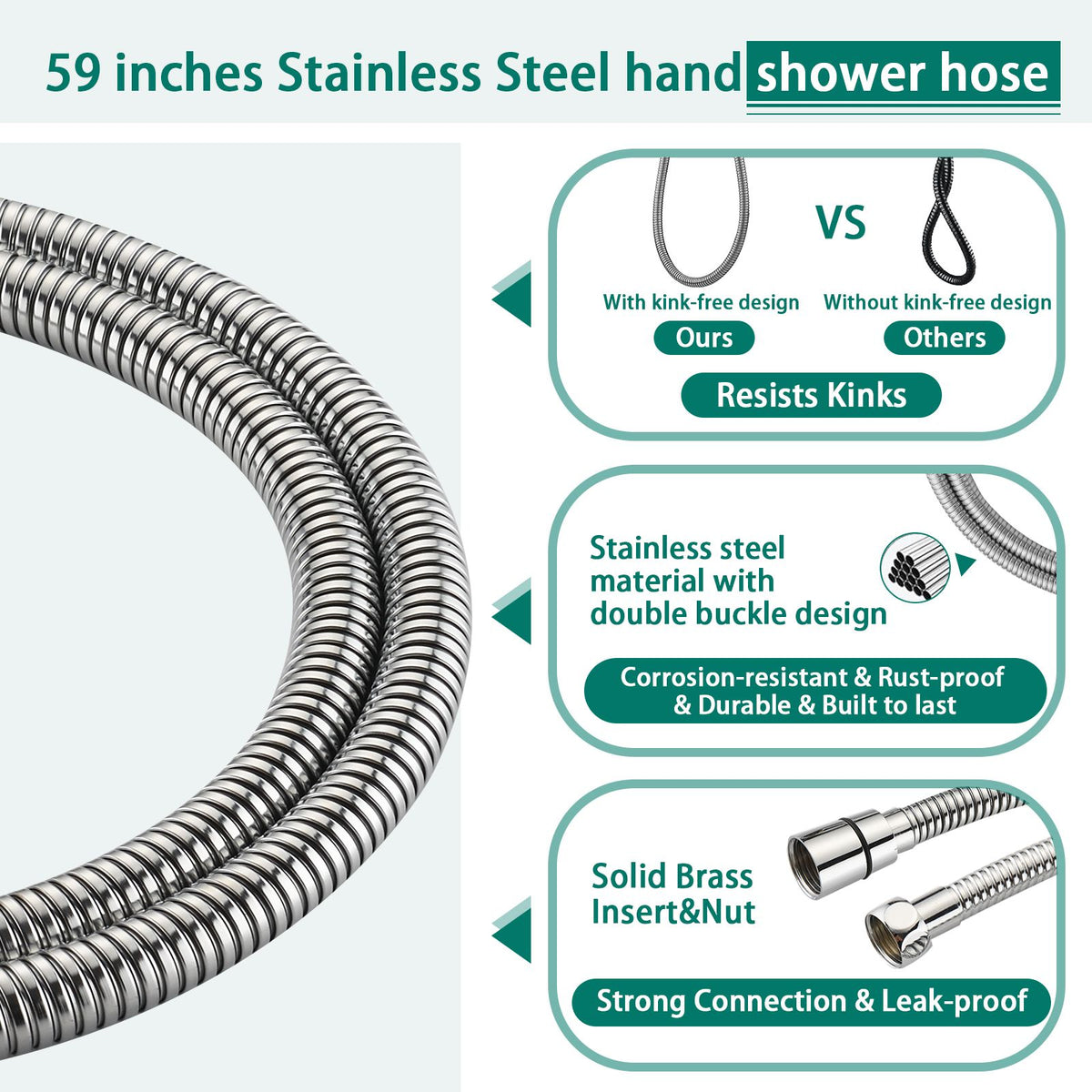 Adjustable Dual Rain and Hand Shower System