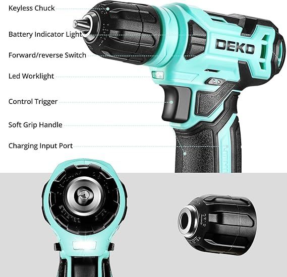 A Cordless Drill Plus a Hand Tool Kit for Household Fixes