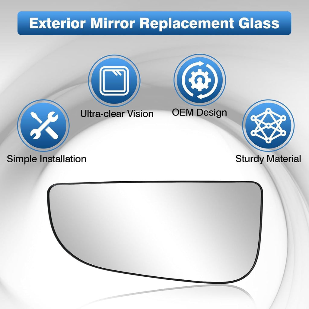 Dodge Ram Driver-Side Lower Towing Mirror Glass