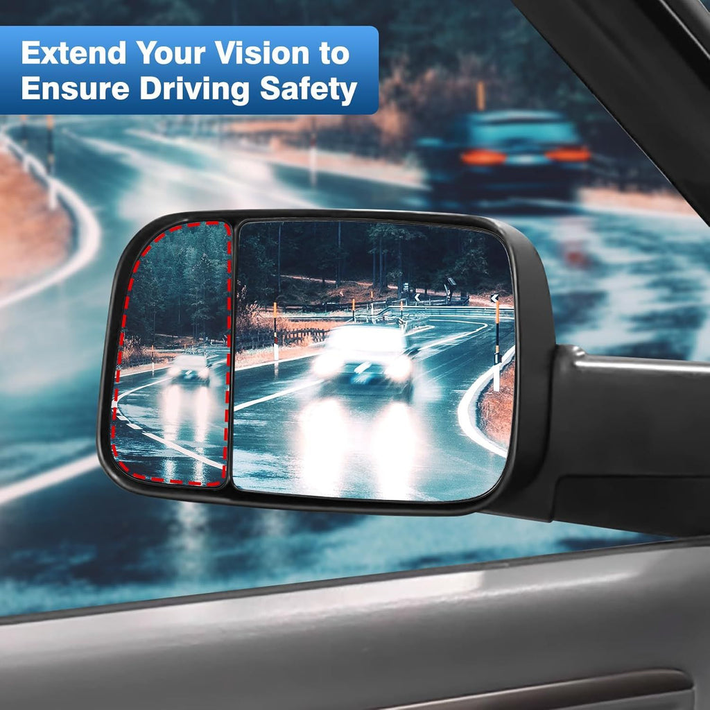 Dodge Ram Driver-Side Lower Towing Mirror Glass